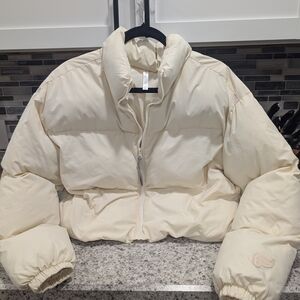 Fabletics Cream Puffer Jacket